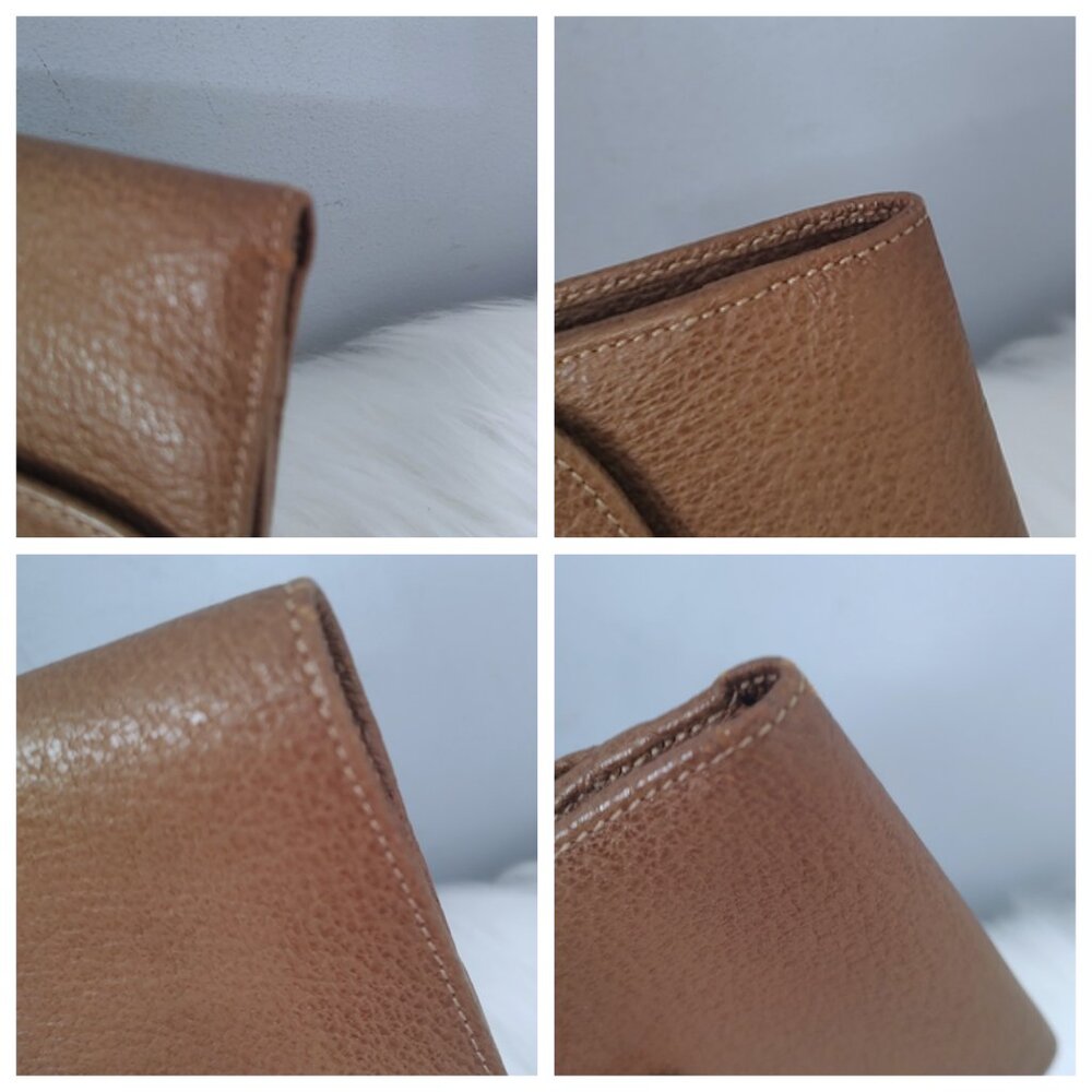 Gucci vintage 70s 80s buckle belt leather compact wallet w/box EUC - Picture 10 of 10